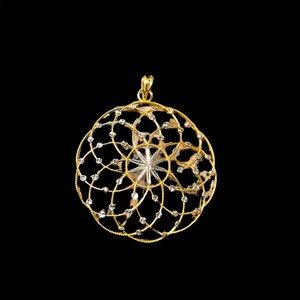 14k yellow gold pendant